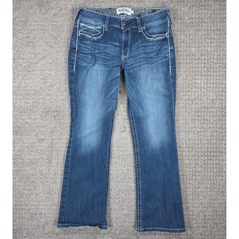 Signature Mid-Rise Blue Bootcut Women’s Jeans
